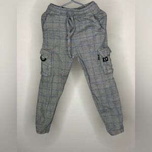 Little Trouble plaid cargo size 6